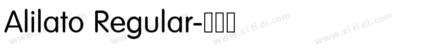 Alilato Regular字体转换 Alilato Regular字体转换